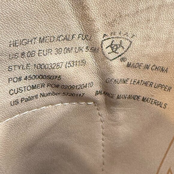 Ariat Heritage Contour II Field Zip Tall Riding Boot - Picture 10 of 10